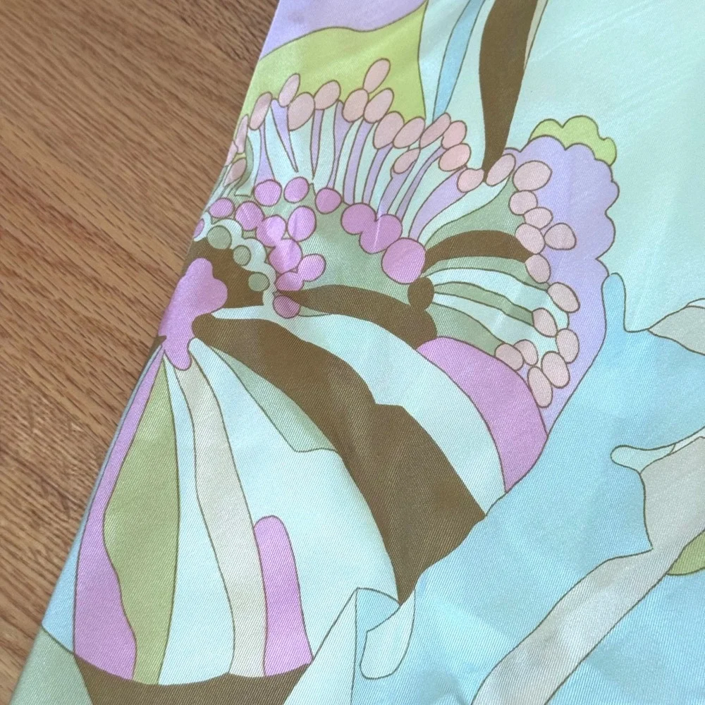 Vintage Liberty of London Peony Parade Silk Scarf 27
